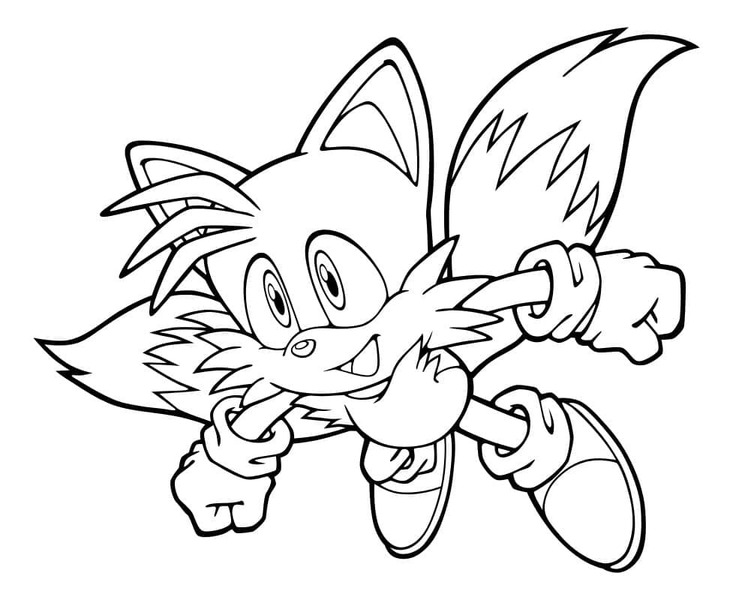 Tails afdrukbaar voor kinderen