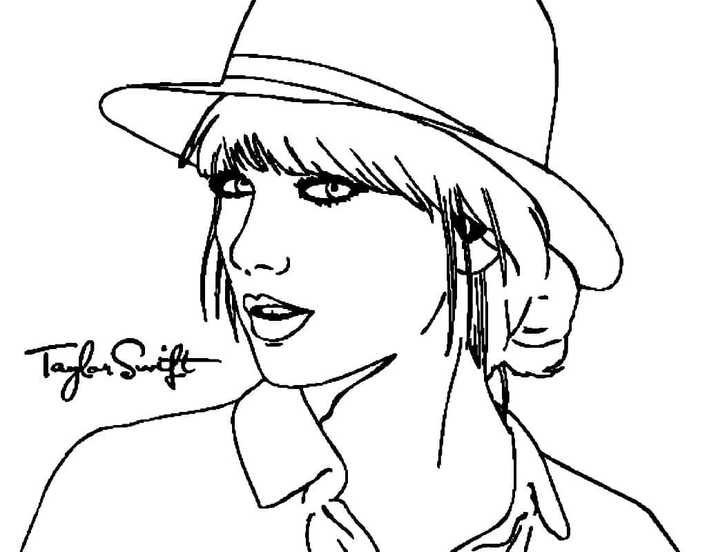 Taylor Swift afdrukbaar basis