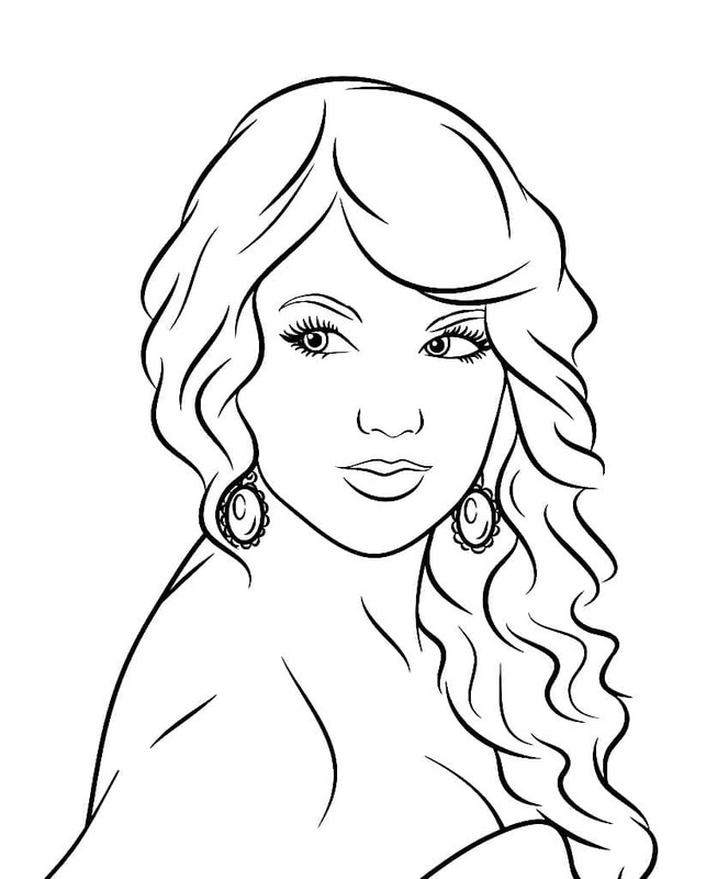 Taylor Swift gratis afdrukbaar basis