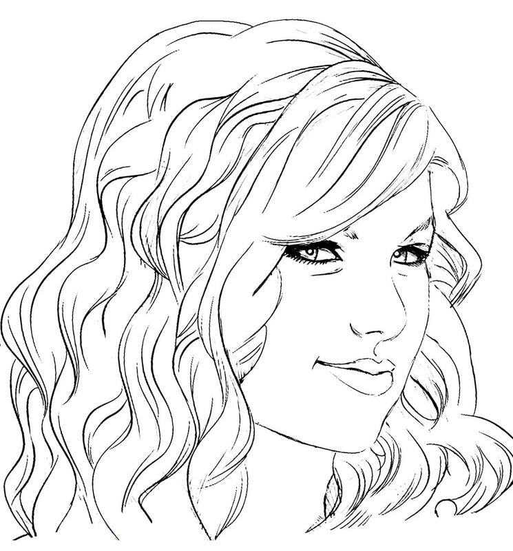 Taylor Swift gratis afdrukbaar eenvoudig