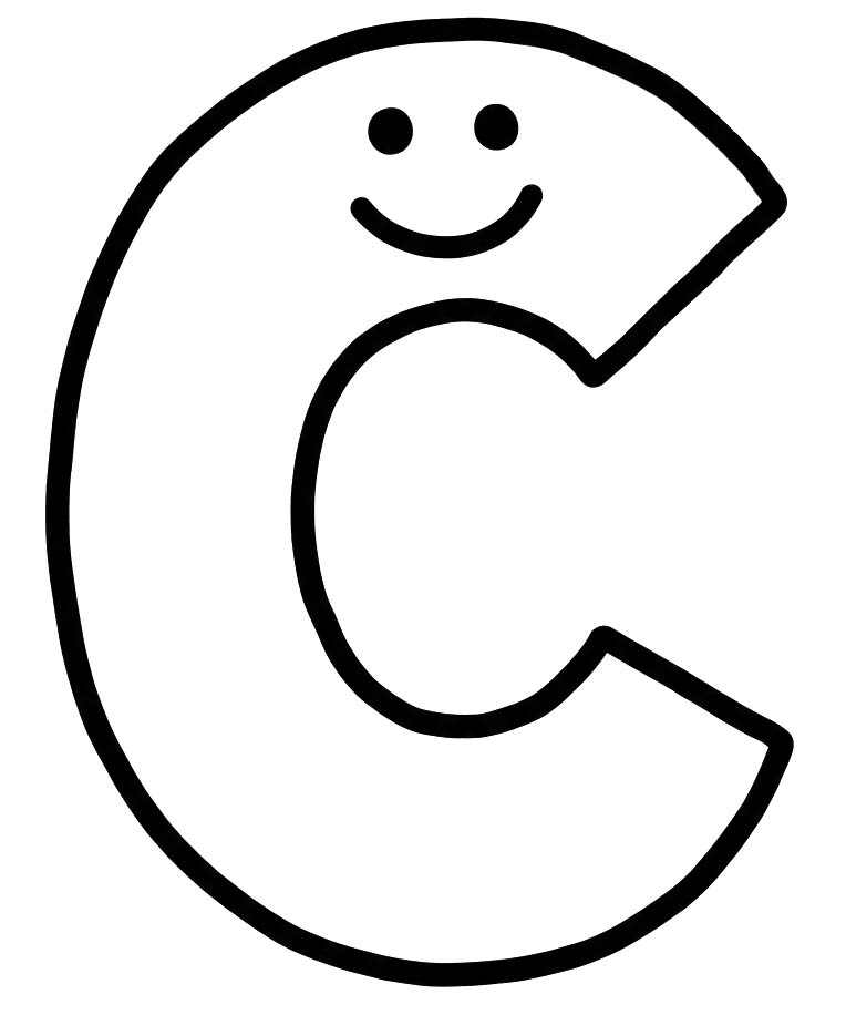 Tekenen Letter C