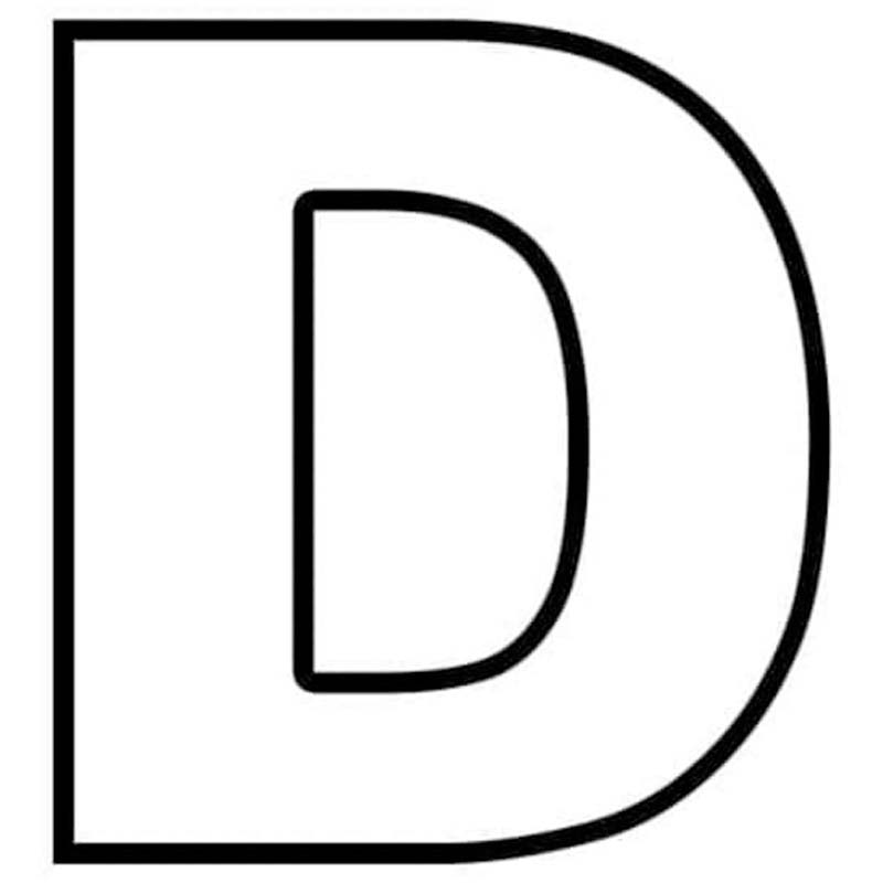Letter D