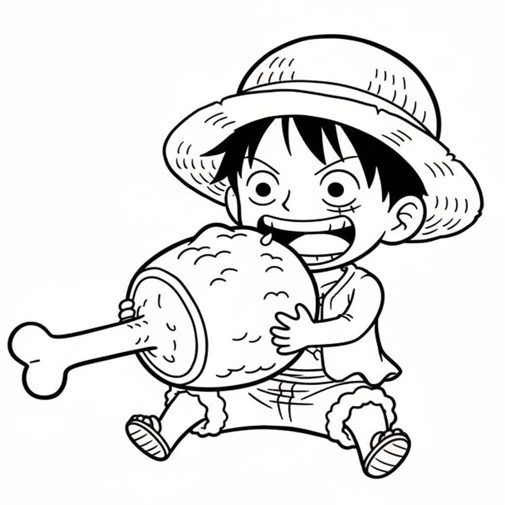 Tekenen Luffy basis