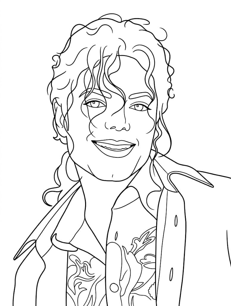 Tekenen Michael Jackson eenvoudig