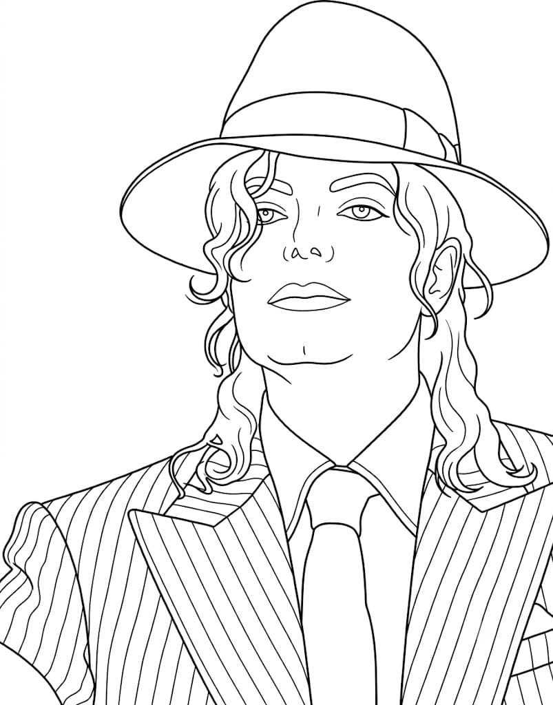 Tekenen Michael Jackson gratis
