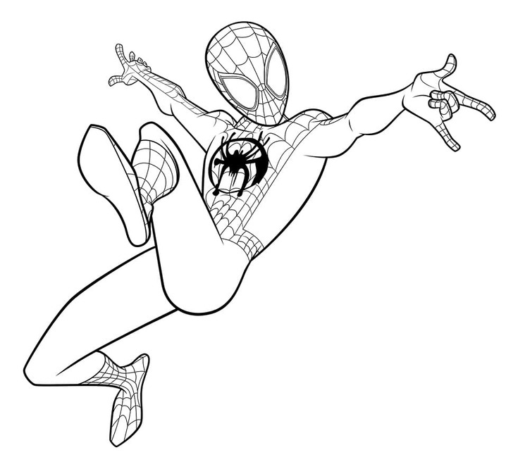 Tekenen Miles Morales gratis basis
