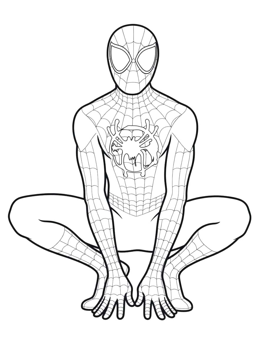 Tekenen Miles Morales gratis