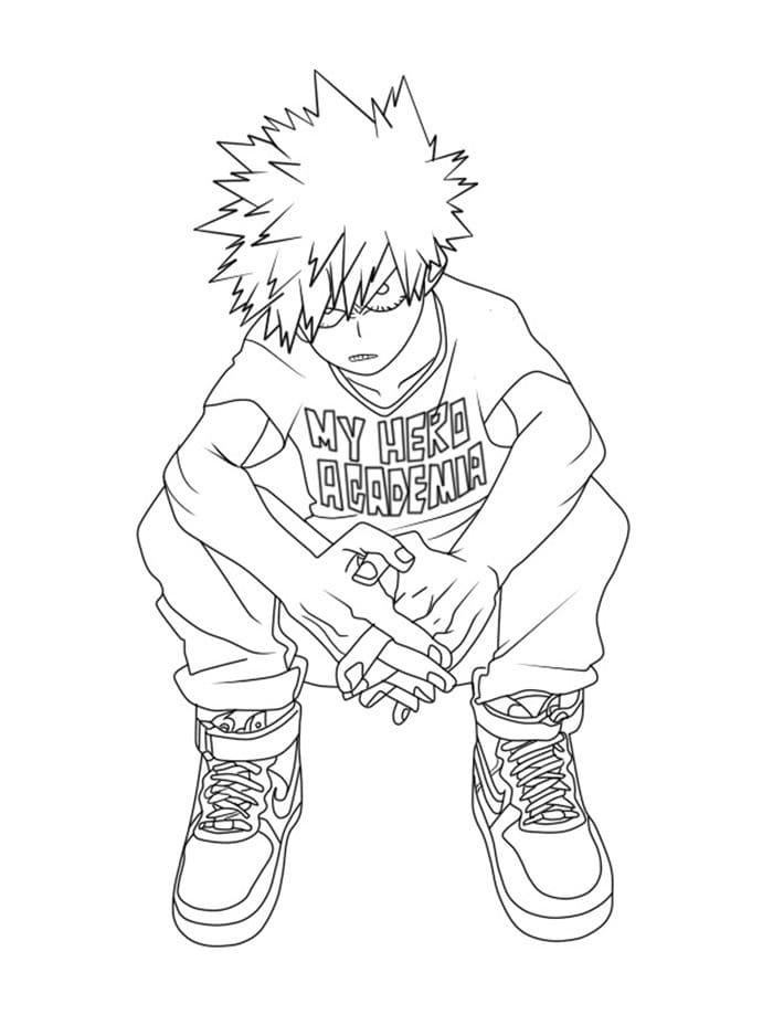 Tekenen My Hero Academia gratis simpel