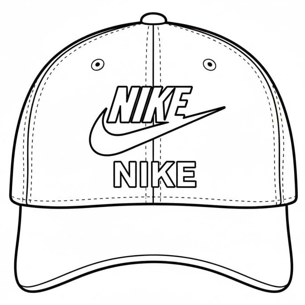Tekenen Nike afdrukbaar