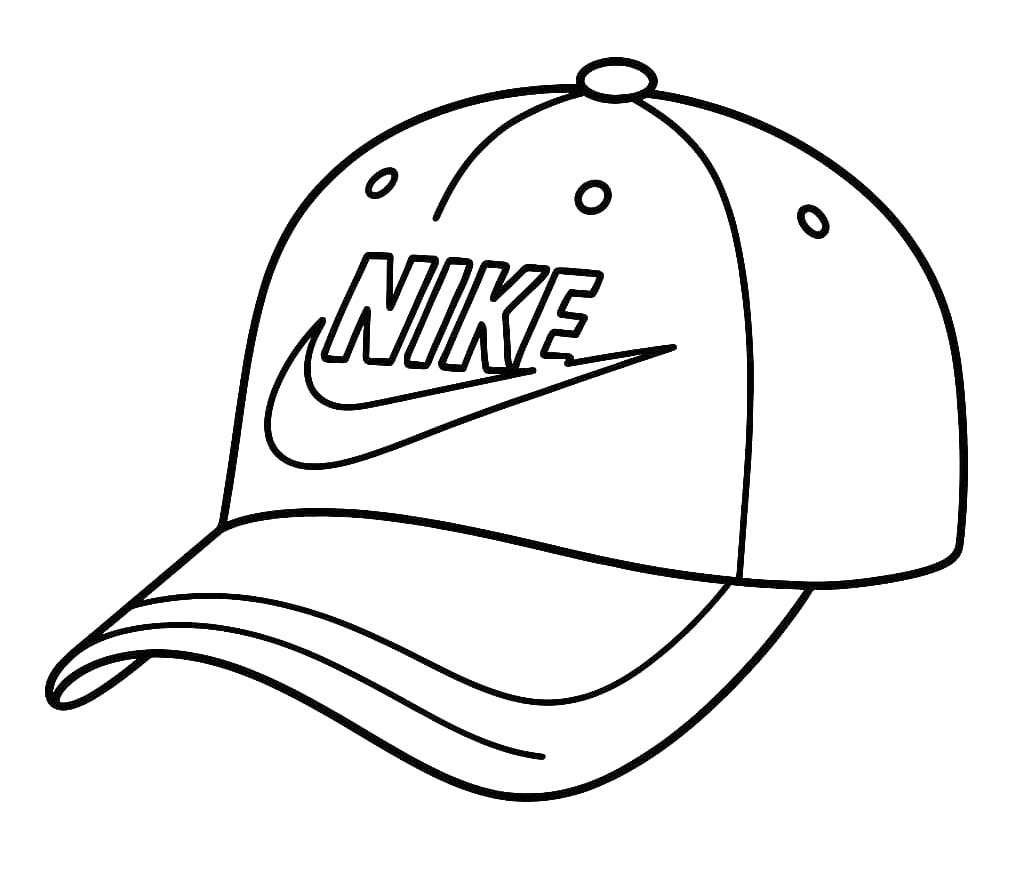 Tekenen Nike gratis afdrukbaar eenvoudig