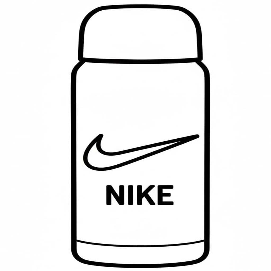 Tekenen Nike gratis afdrukbaar