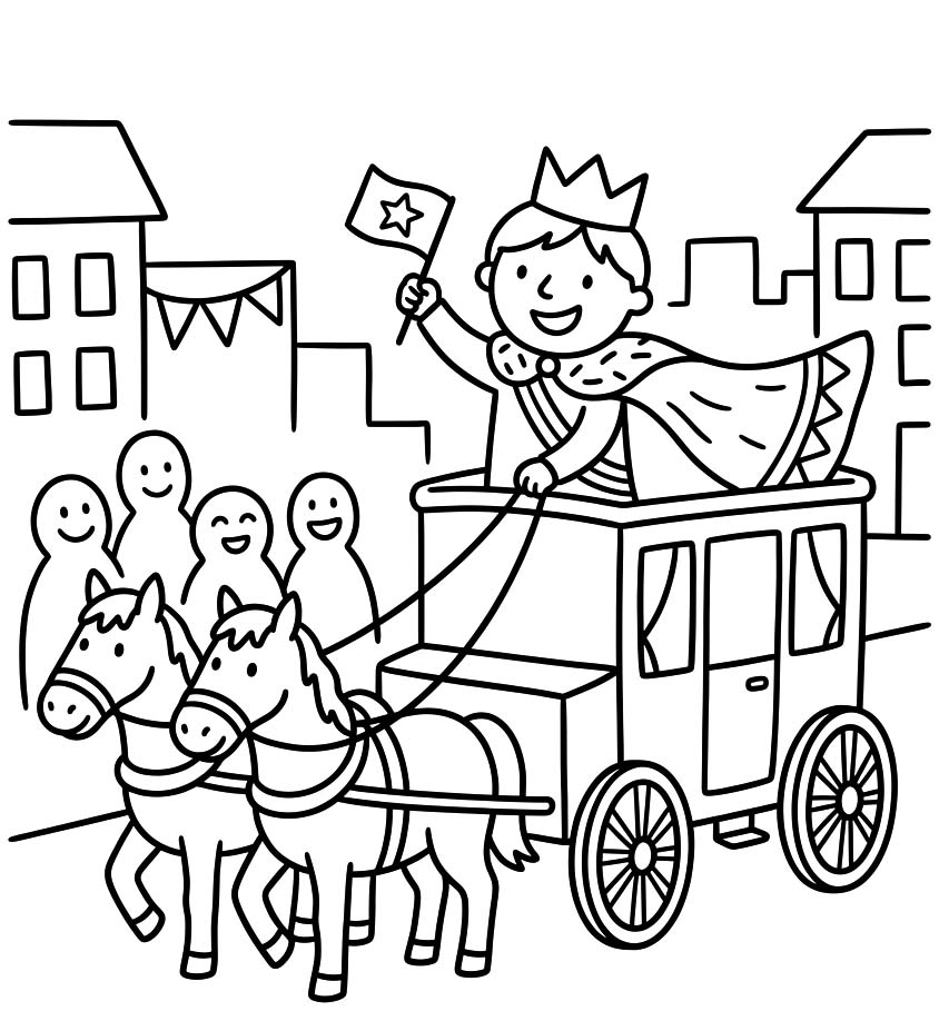 Tekenen Prinsjesdag