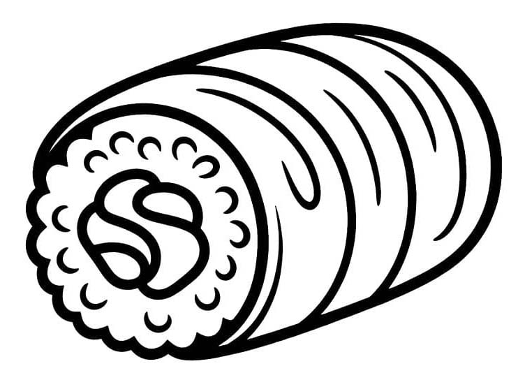 Tekenen Sushi gratis