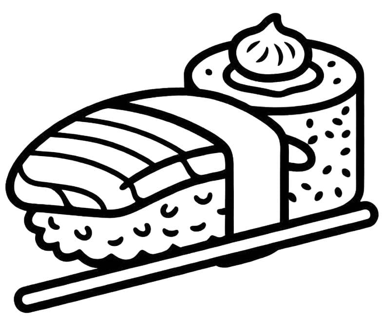Tekenen Sushi