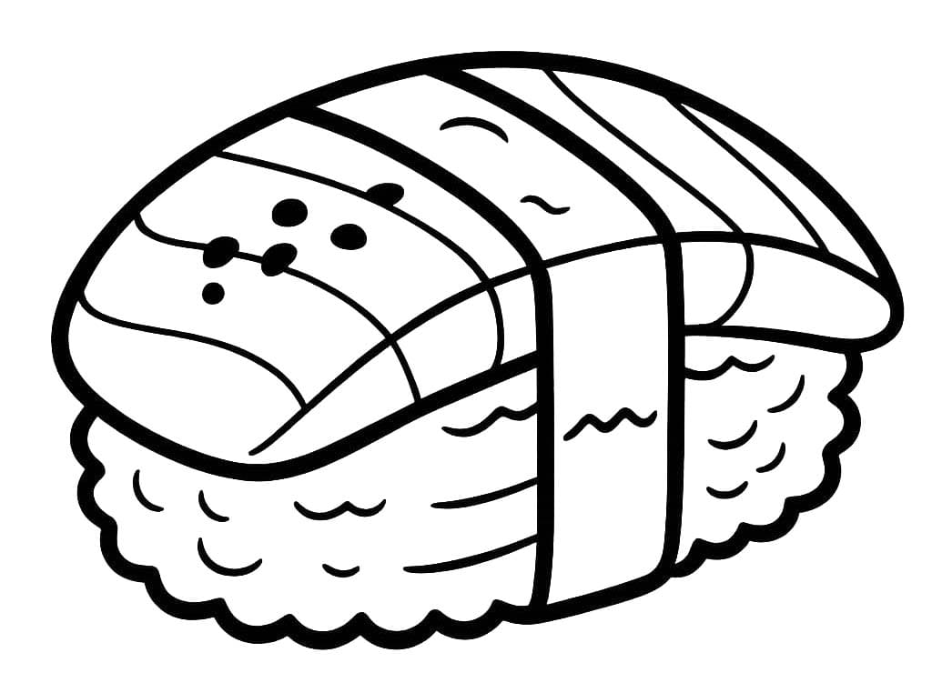 Tekenen Sushi simpel