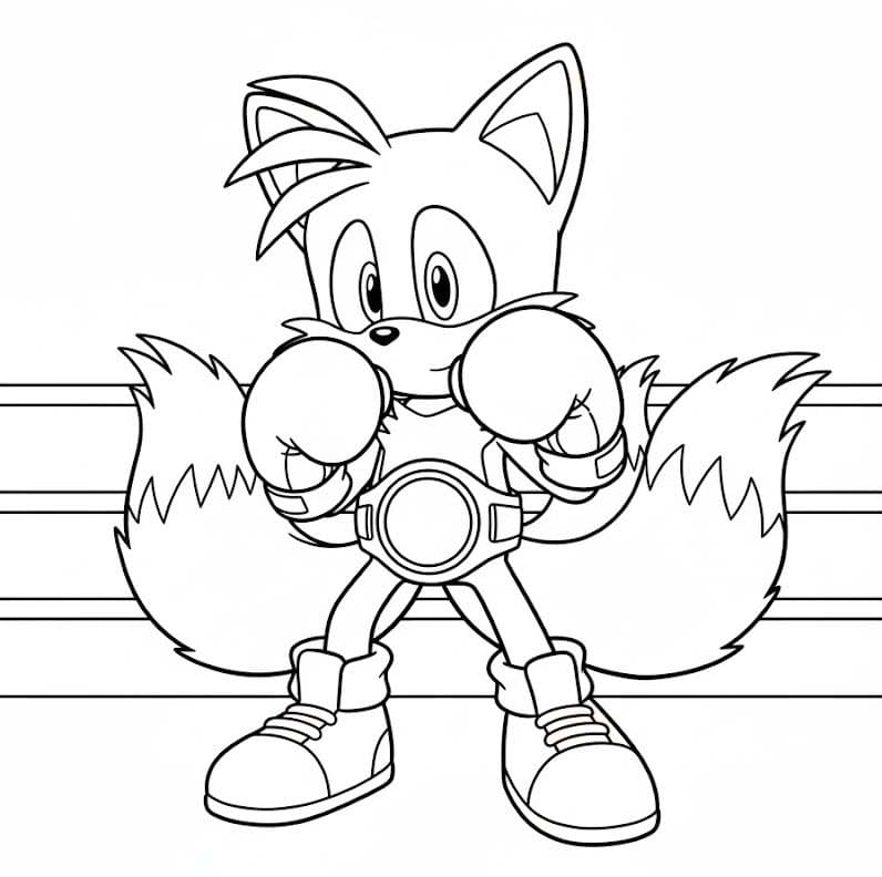Tekenen Tails eenvoudig
