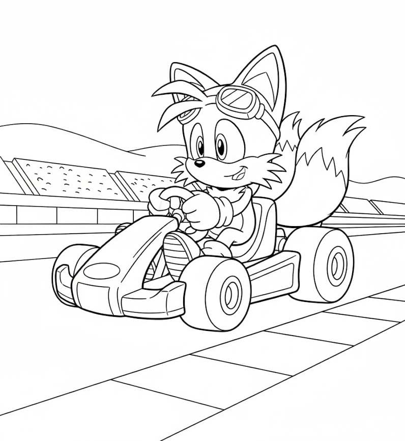 Tekenen Tails gratis afdrukbaar basis
