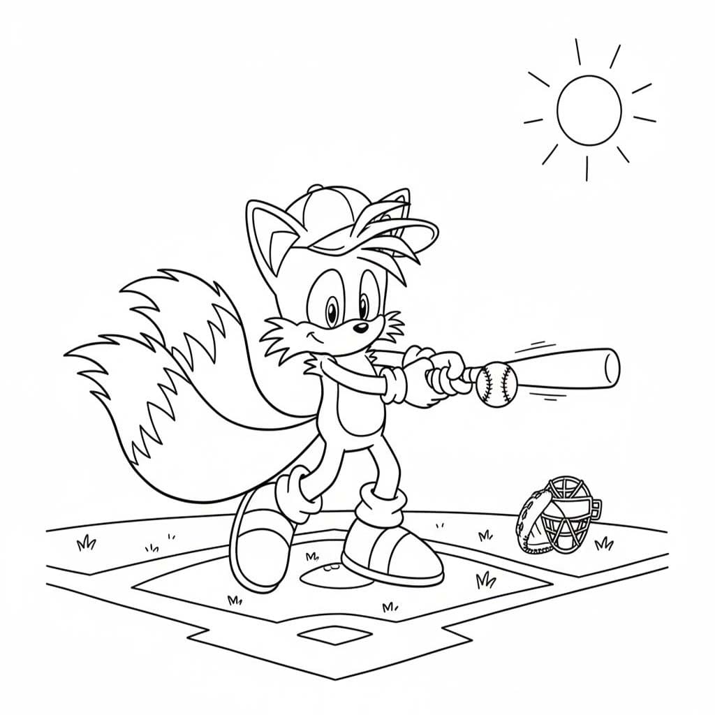 Tekenen Tails gratis eenvoudig
