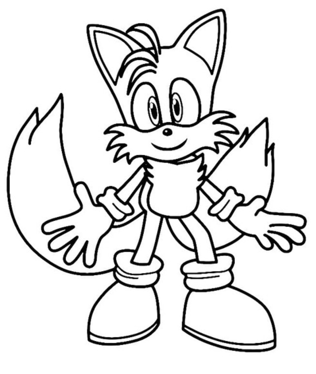 Tekenen Tails gratis
