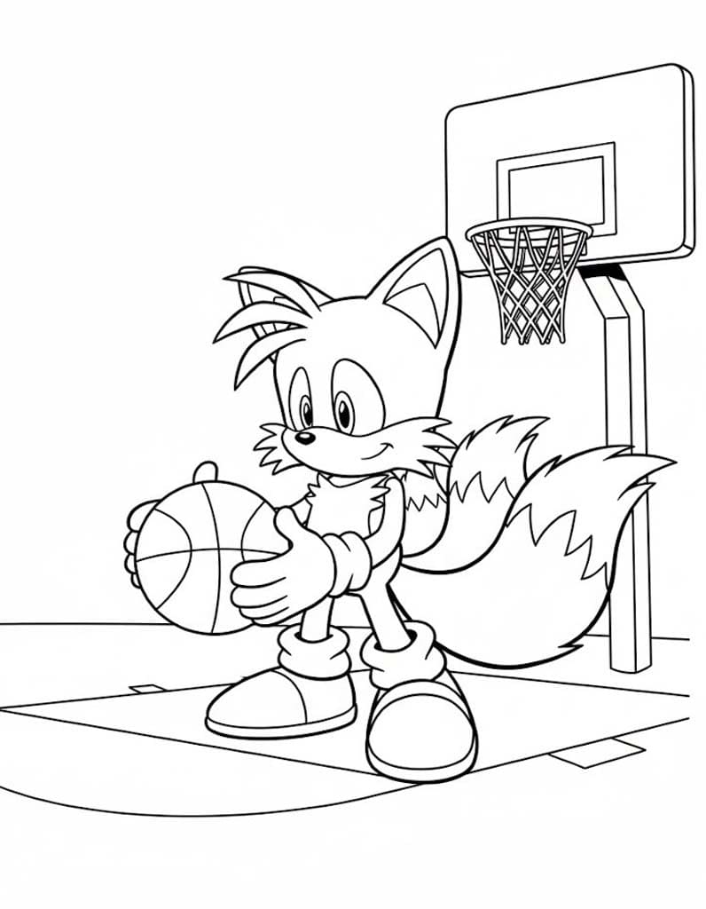 Tekenen Tails gratis simpel