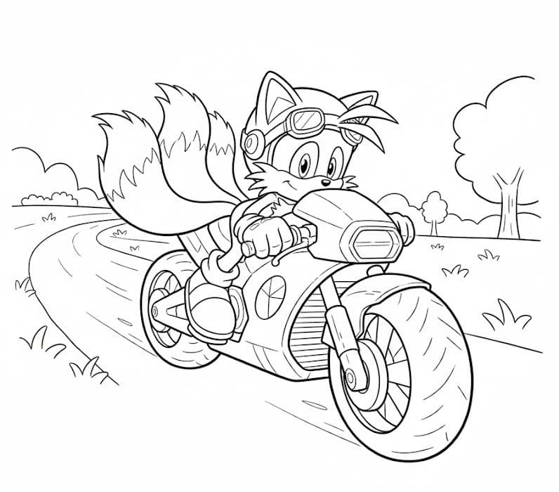 Tekenen Tails simpel