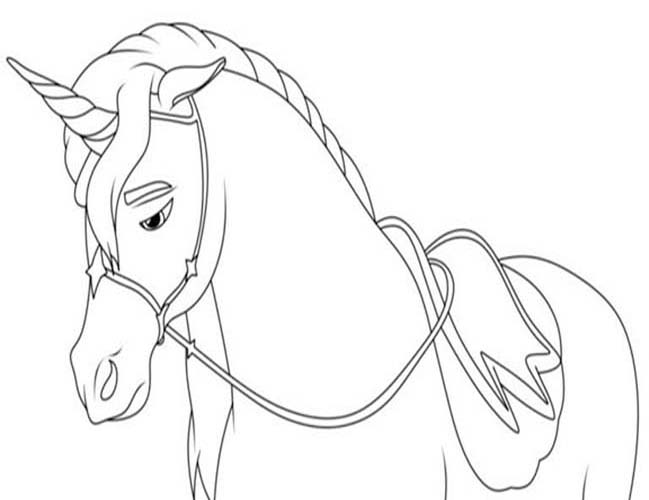 Tekenen Unicorn Academy gratis voor kinderen