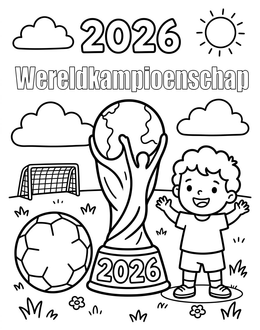 Tekenen Wereldkampioenschap 2026 basis