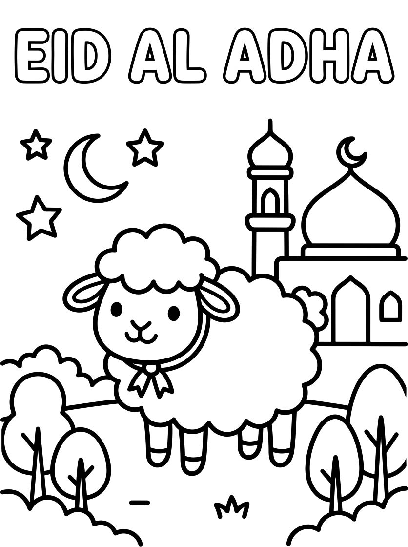 Tekening Eid al Adha
