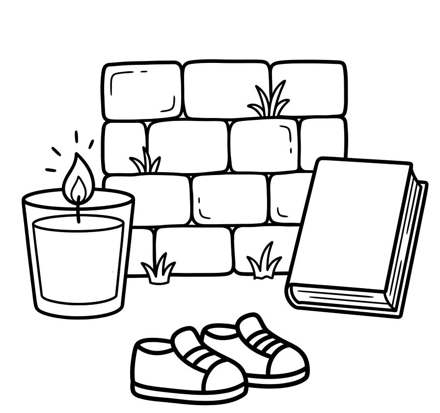 Tekening Tisha B’av gratis