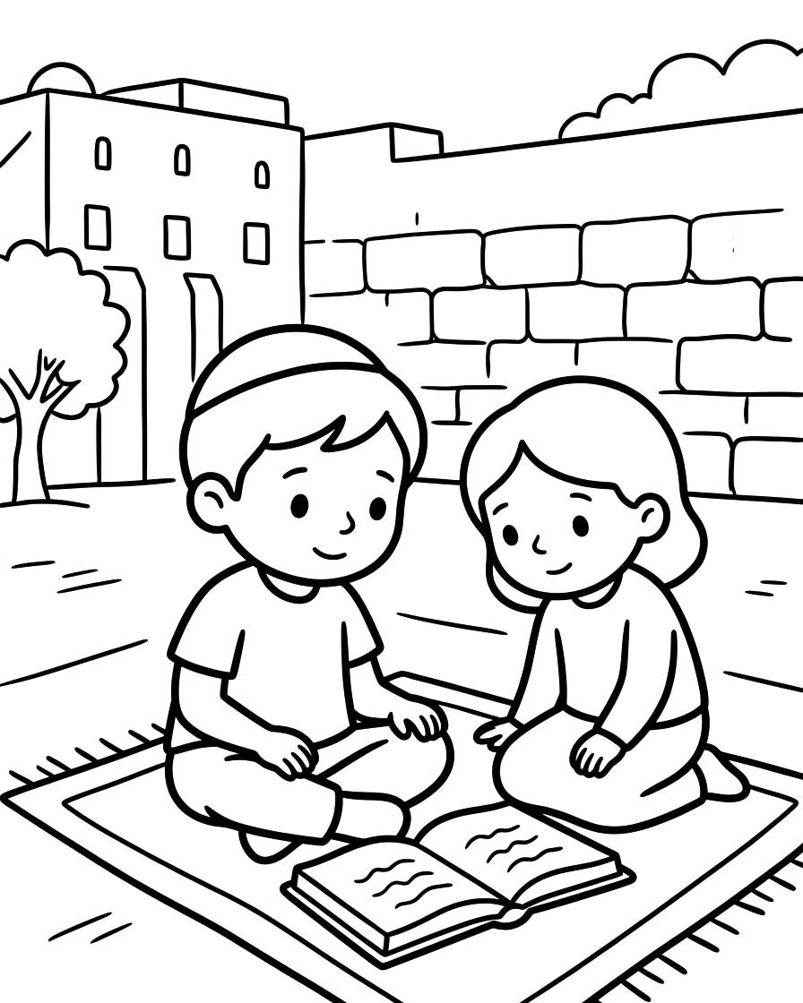 Tisha B’av gratis afdrukbaar simpel