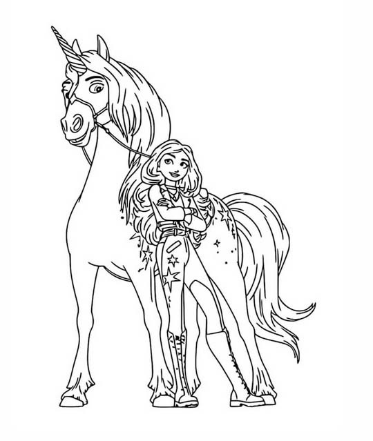 Unicorn Academy gratis afdrukbaar simpel