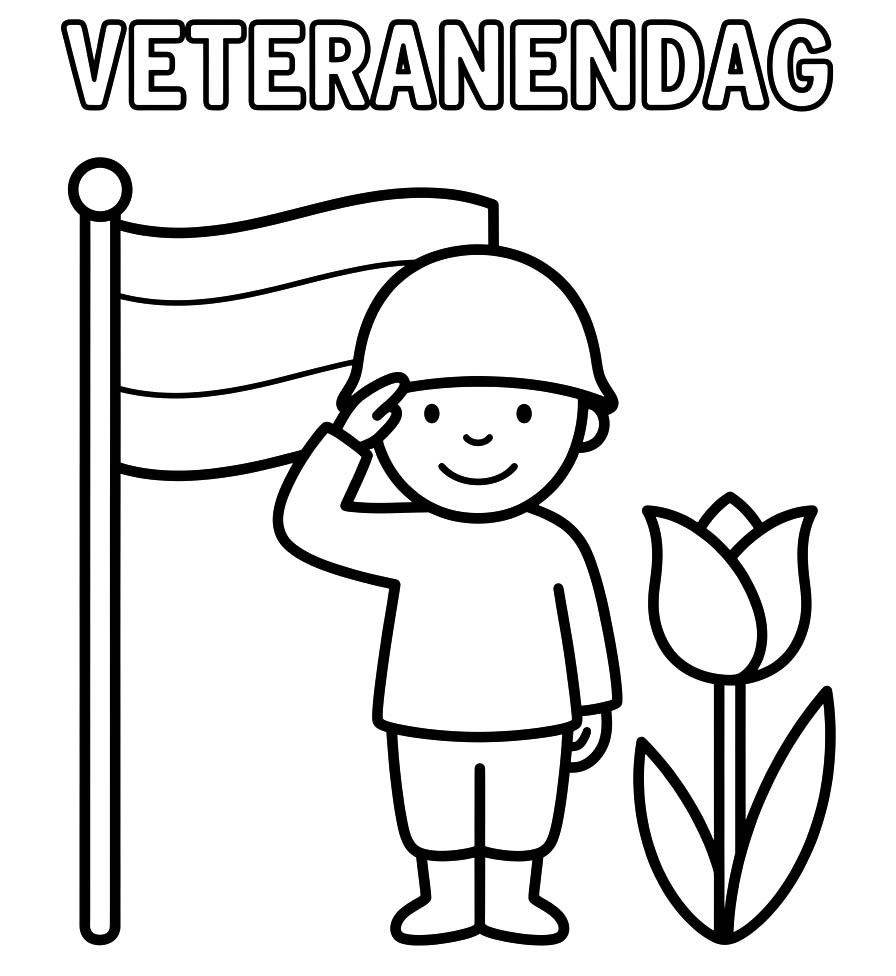 Veteranendag afdrukbaar basis