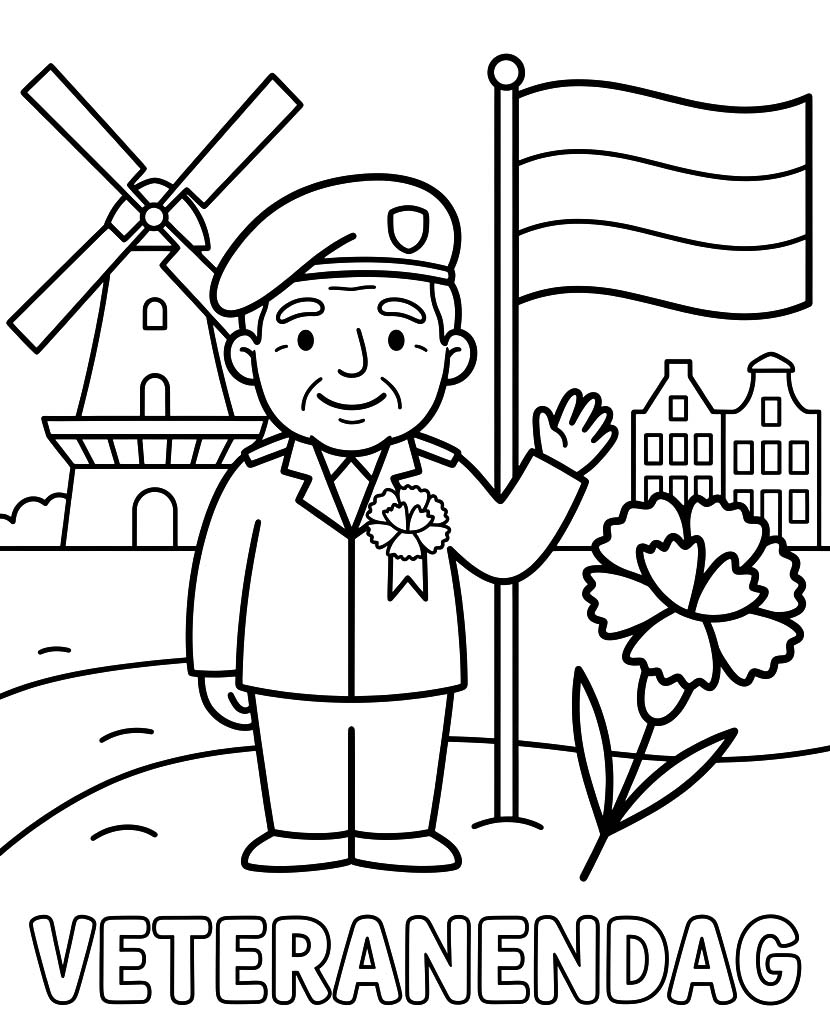 Veteranendag gratis afdrukbaar eenvoudig