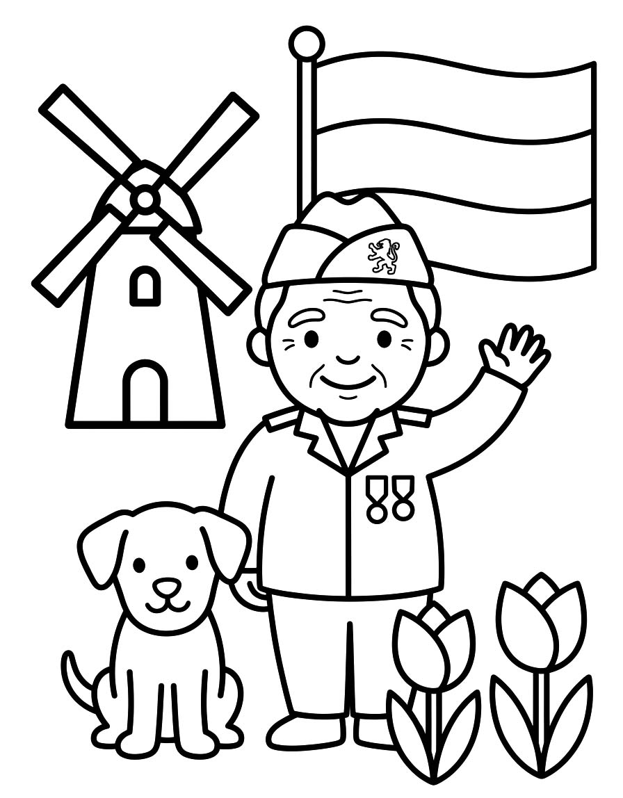 Veteranendag gratis afdrukbaar voor kinderen
