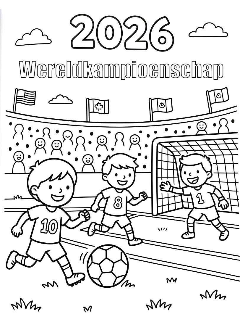 Wereldkampioenschap 2026 afdrukbaar eenvoudig