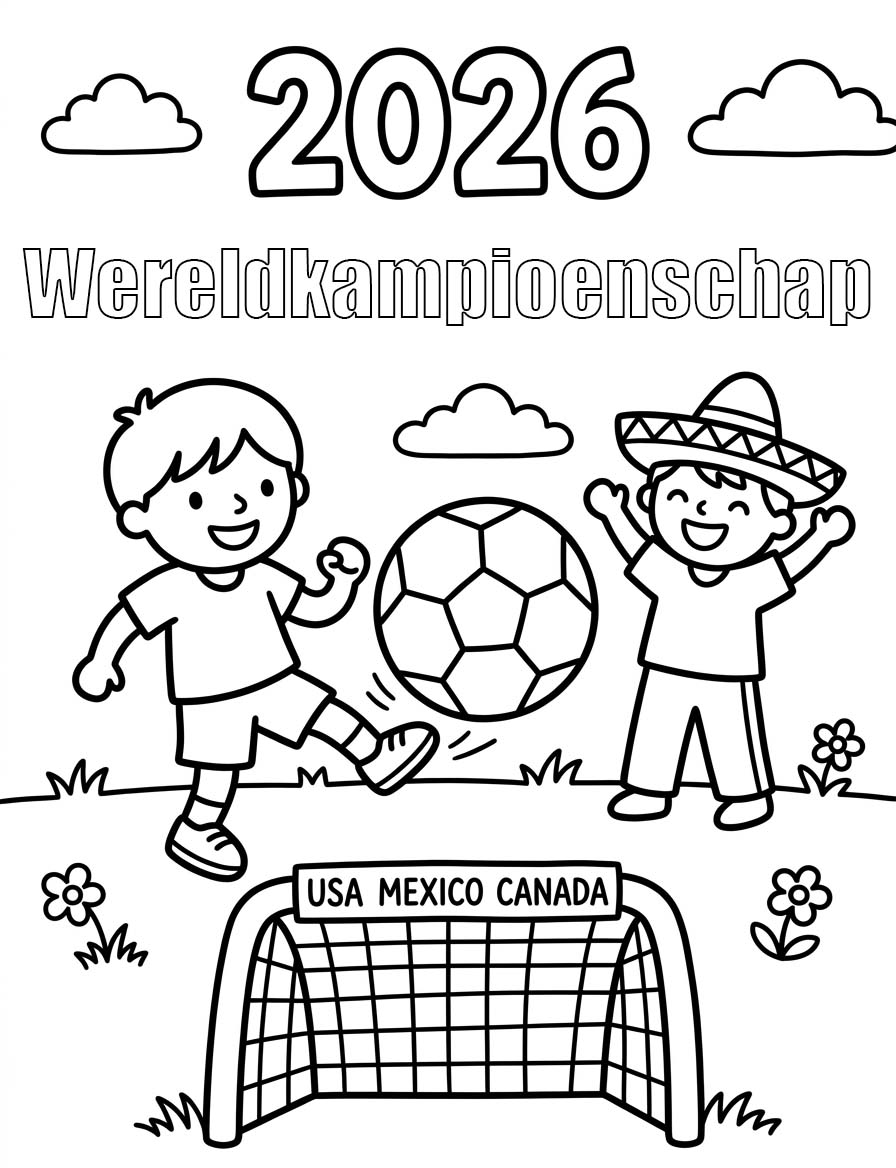 Wereldkampioenschap 2026 gratis afdrukbaar basis