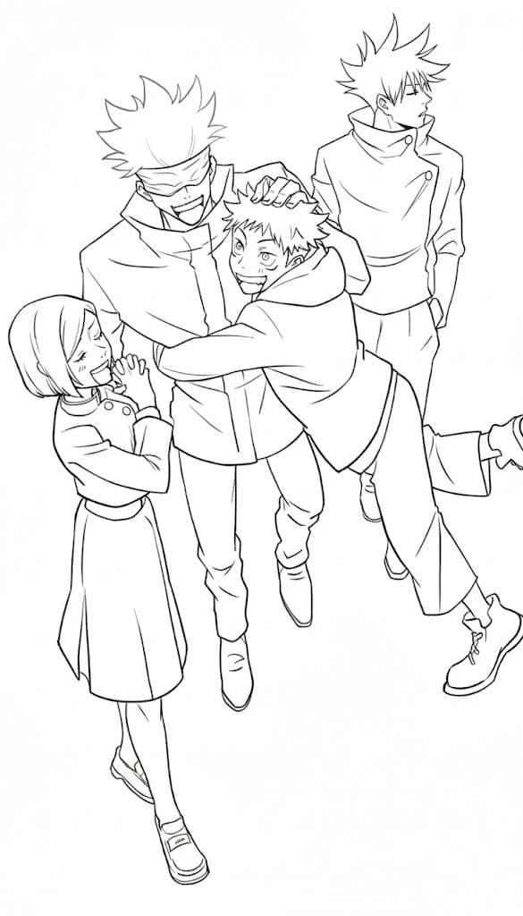 Afbeelding Jujutsu Kaisen afdrukbaar