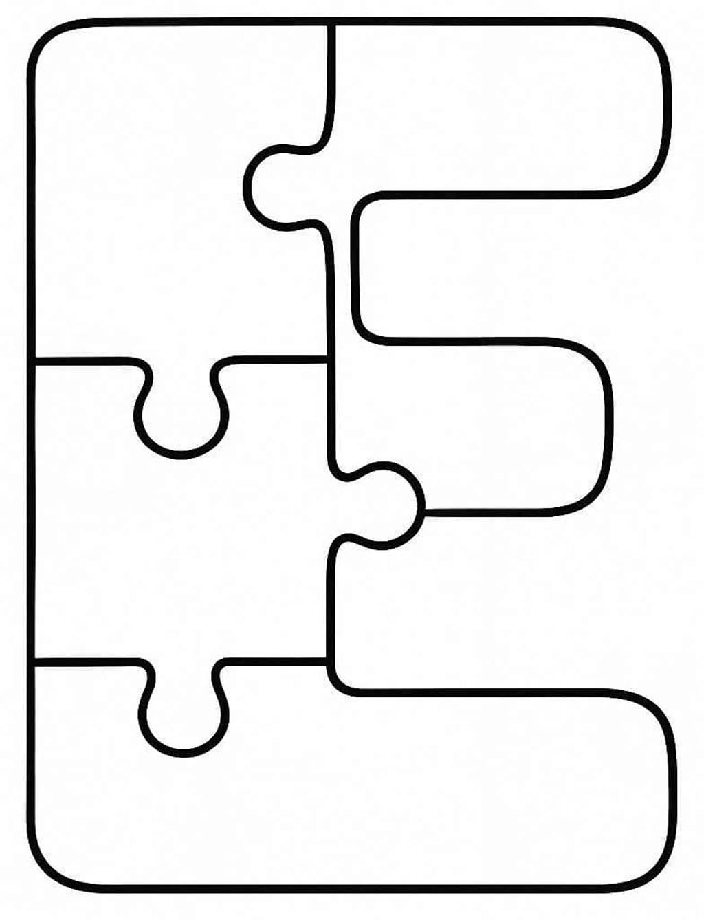 Afbeelding Letter E gratis afdrukbaar
