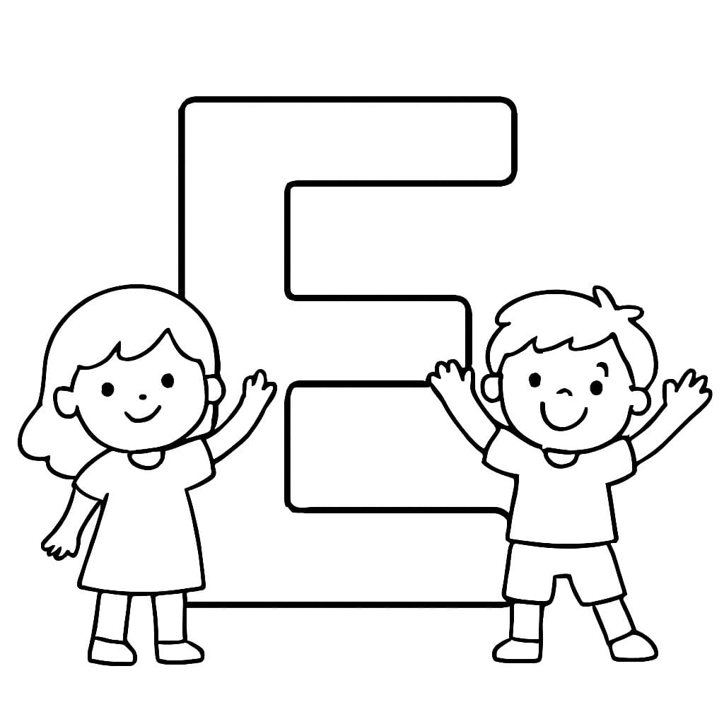 Afbeelding Letter E
