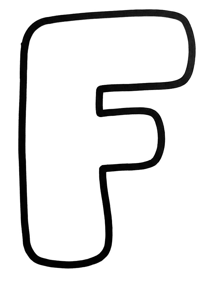 Afbeelding Letter F gratis