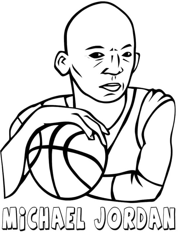 Afbeelding Michael Jordan afdrukbaar