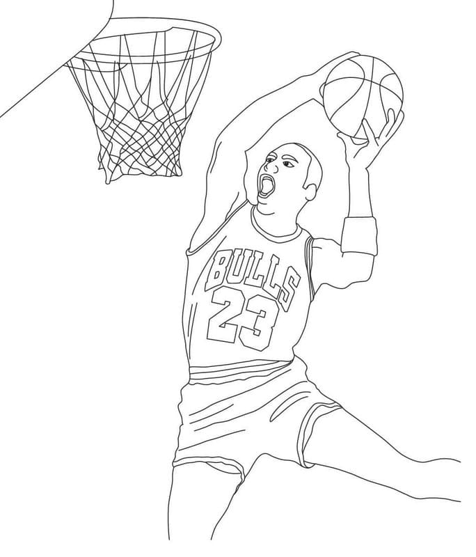 Afbeelding Michael Jordan printbaar
