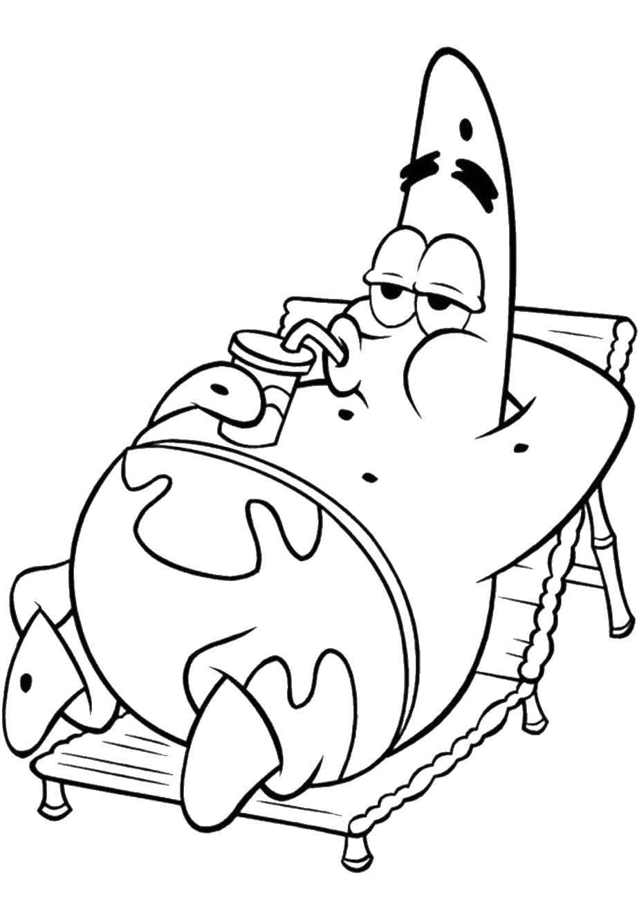Afbeelding Patrick Ster gratis afdrukbaar