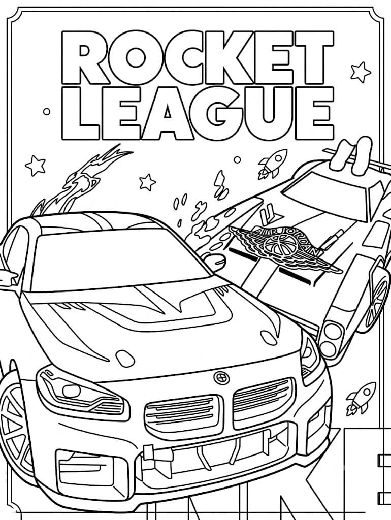 Afbeelding Rocket League afdrukbaar