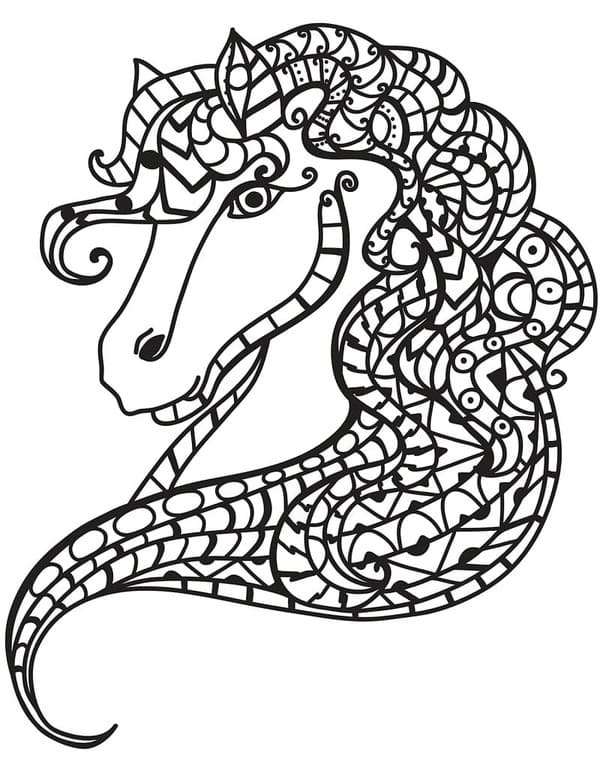Afbeelding Zentangle afdrukbaar