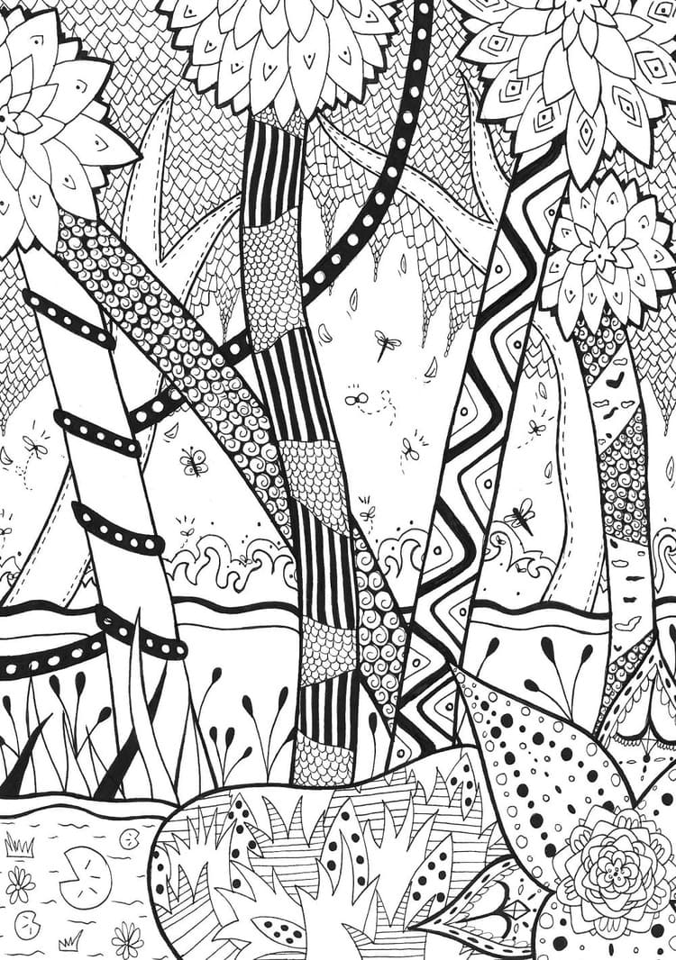 Afbeelding Zentangle