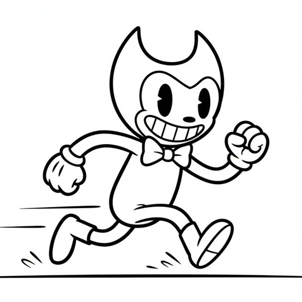 Bendy afdrukbaar voor kinderen