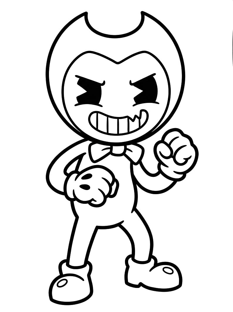 Bendy gratis afdrukbaar