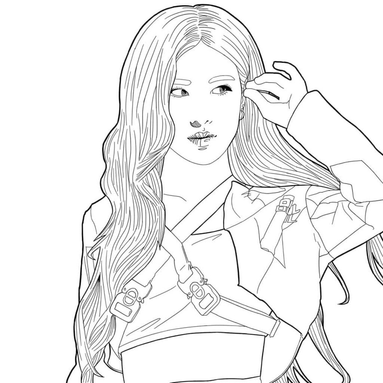 Blackpink afdrukbaar basis