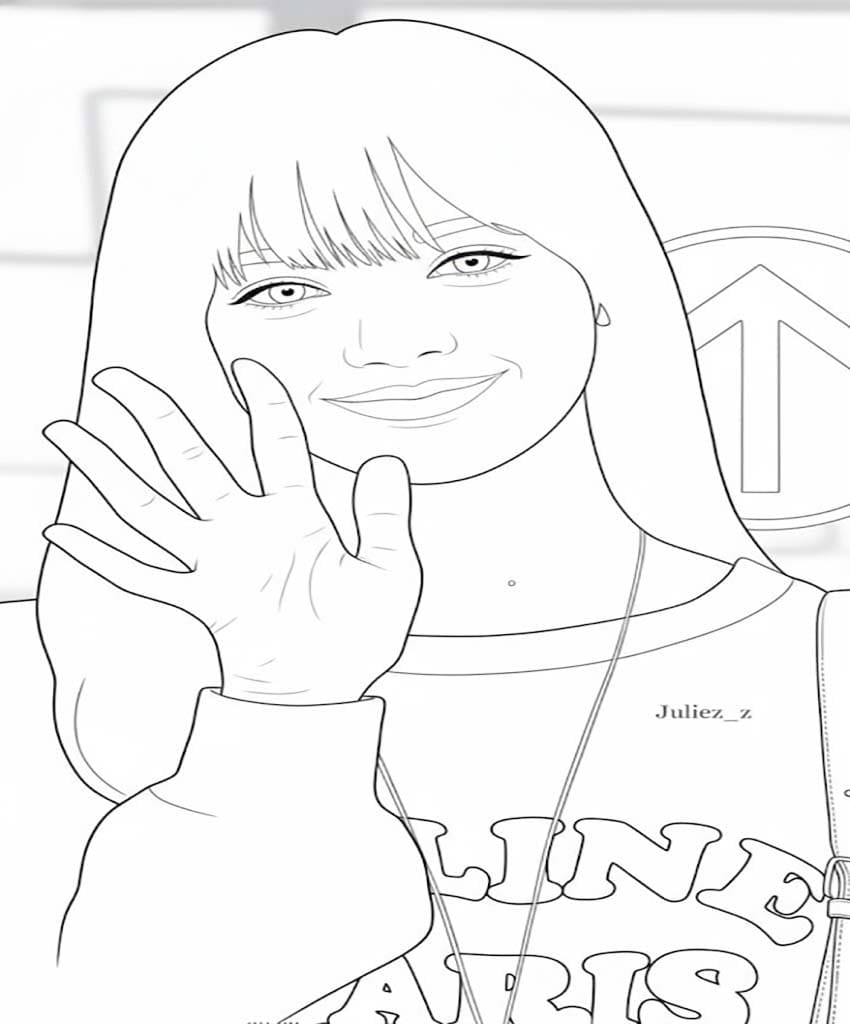 Blackpink afdrukbaar eenvoudig